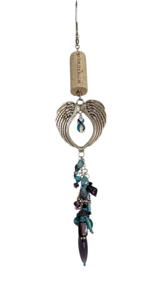suicide awareness angel suncatcher