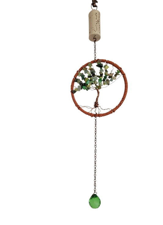 green tree of life suncatcher