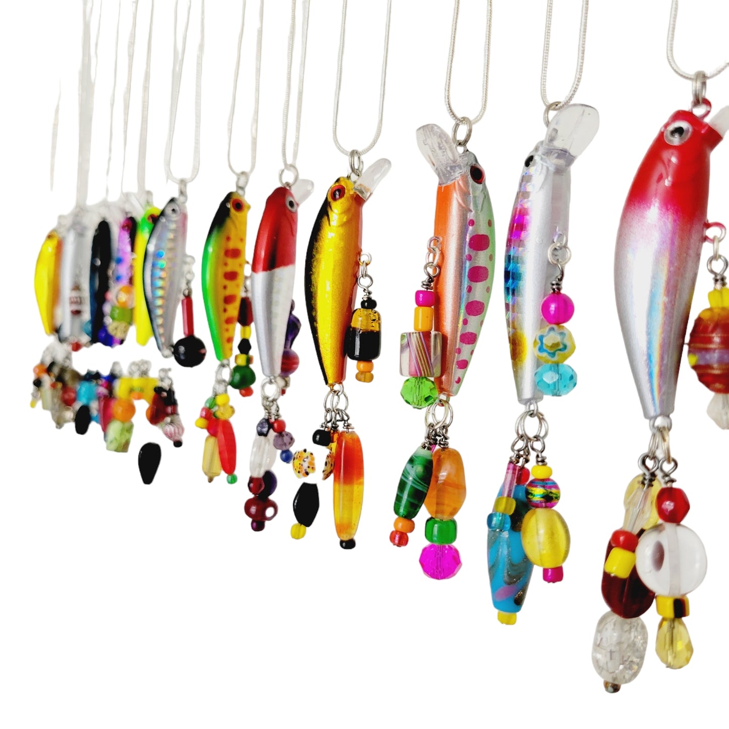 fishing lure necklace