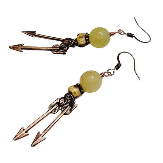 raw agate earrings upm