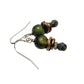 raw agate earrings