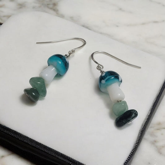 toadstool earrings