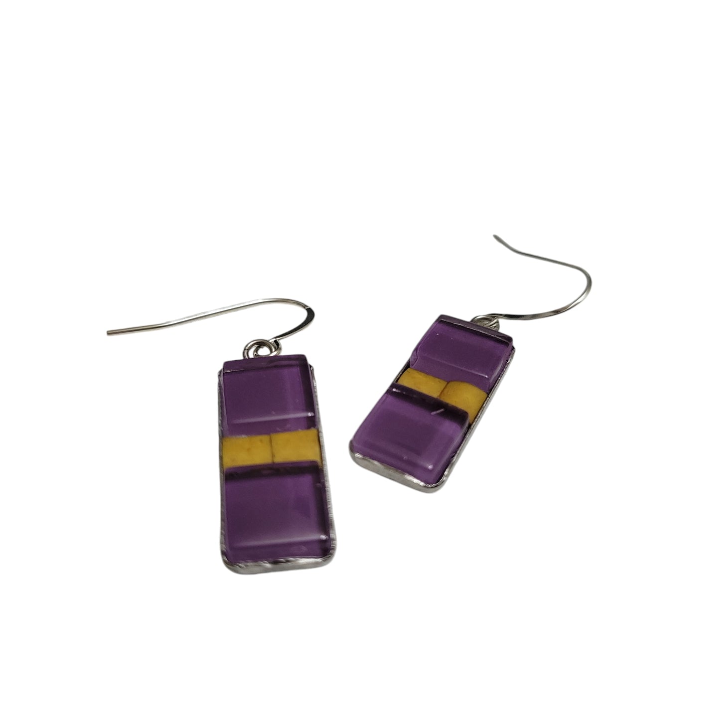 mosaic skol earrings