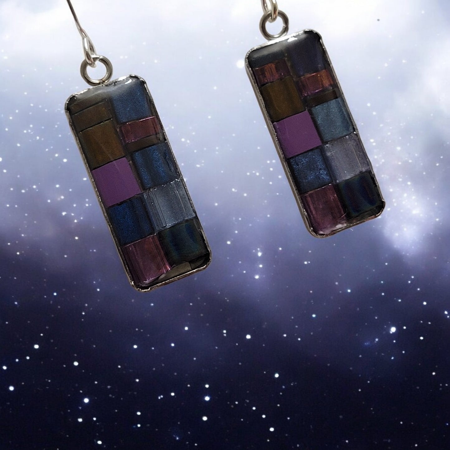 mosaic Galaxy earrings