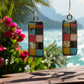 mosaic beachy earrings