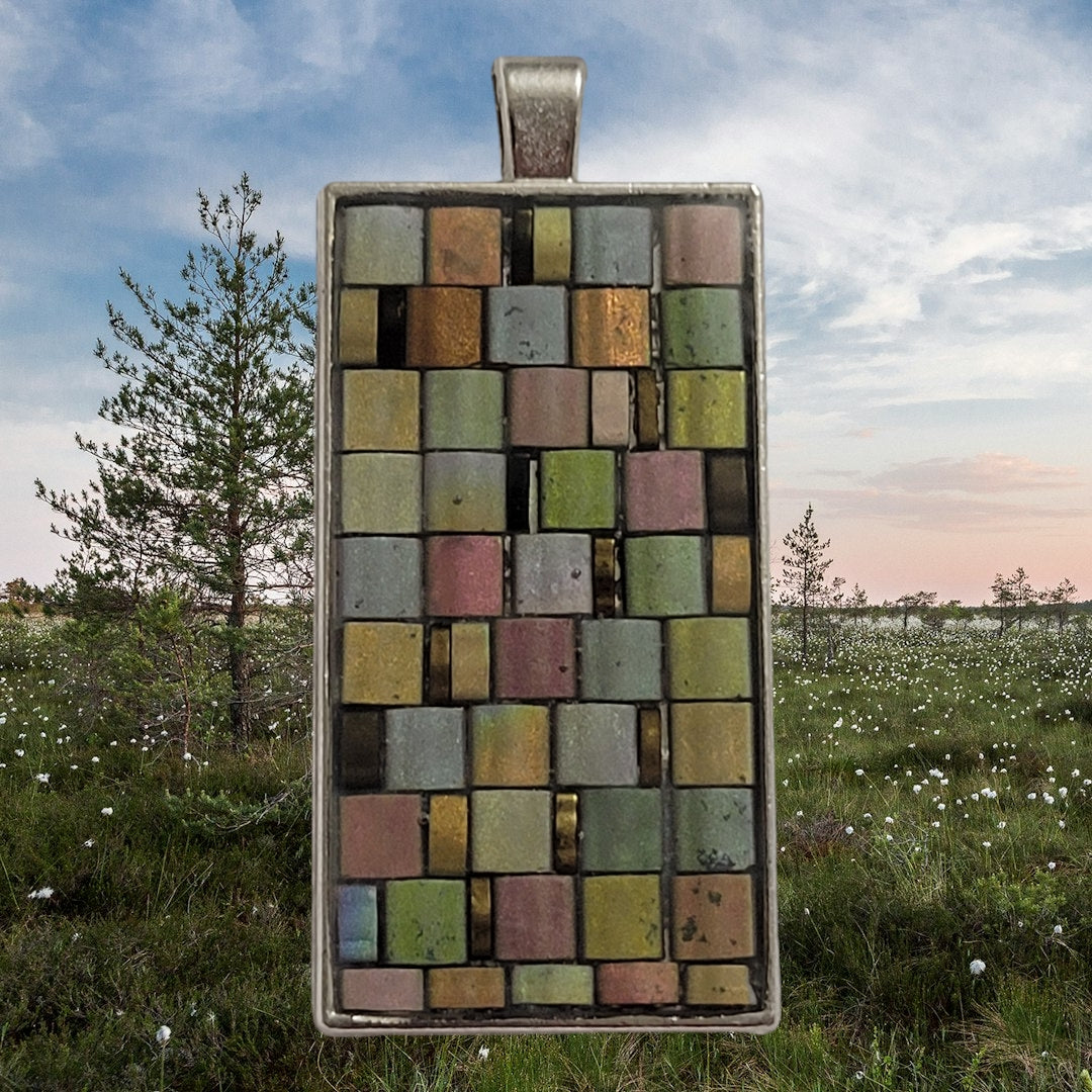 mosaic meadow necklace