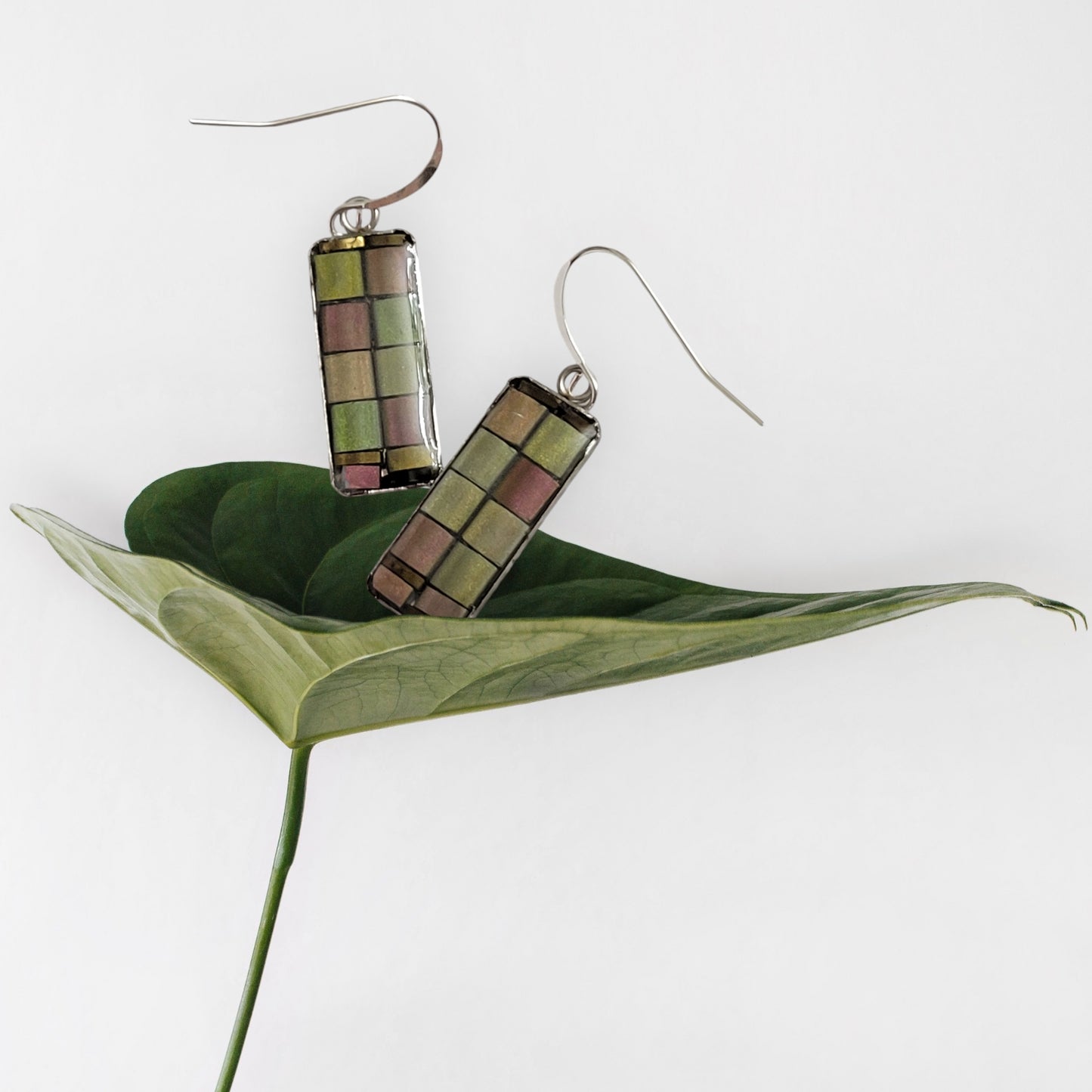 mosaic meadow earrings