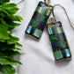 mosaic earth earrings