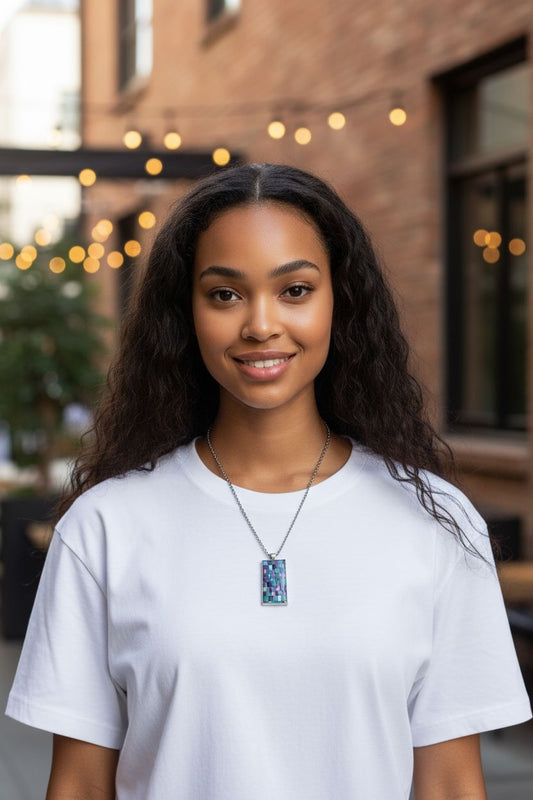 mosaic Pause necklace