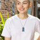 mosaic loved necklace